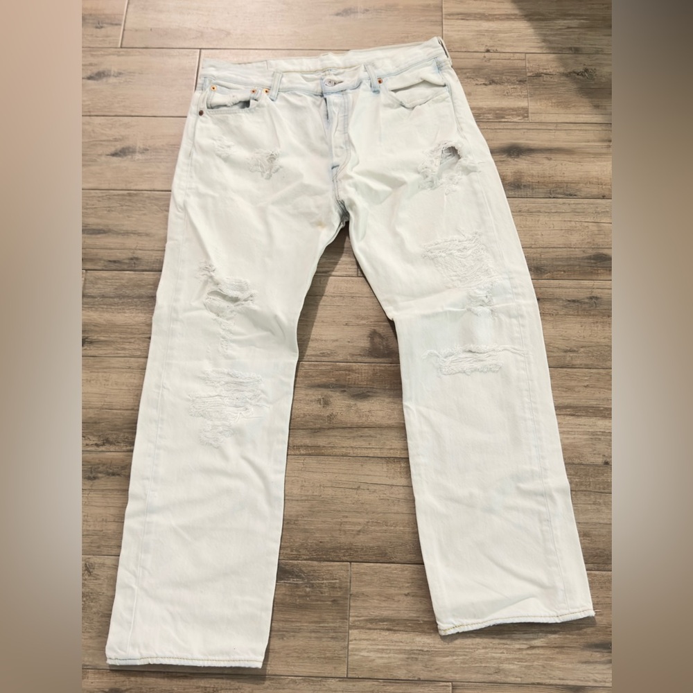 Levi's Soft Blue Denim Jeans